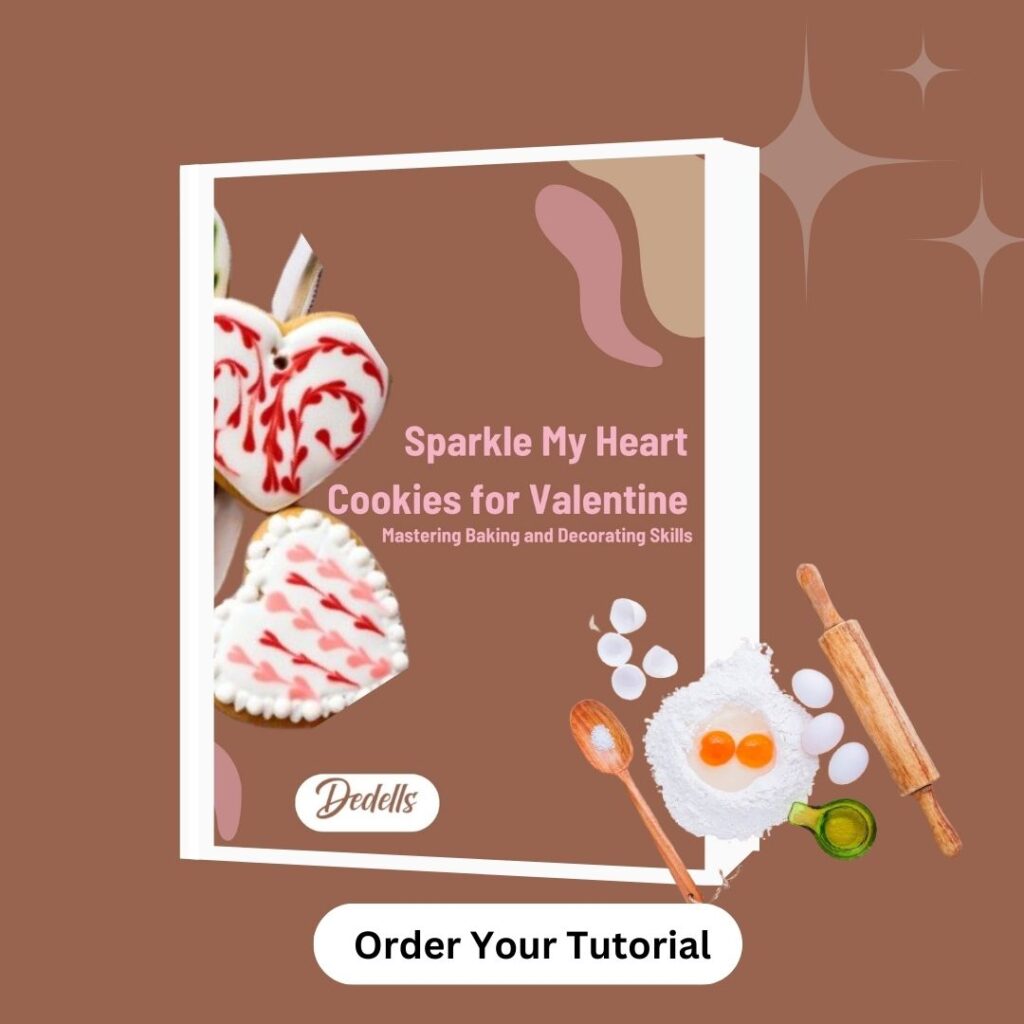 Sparkle My heart Valentine Cookie Tutorial Booklet