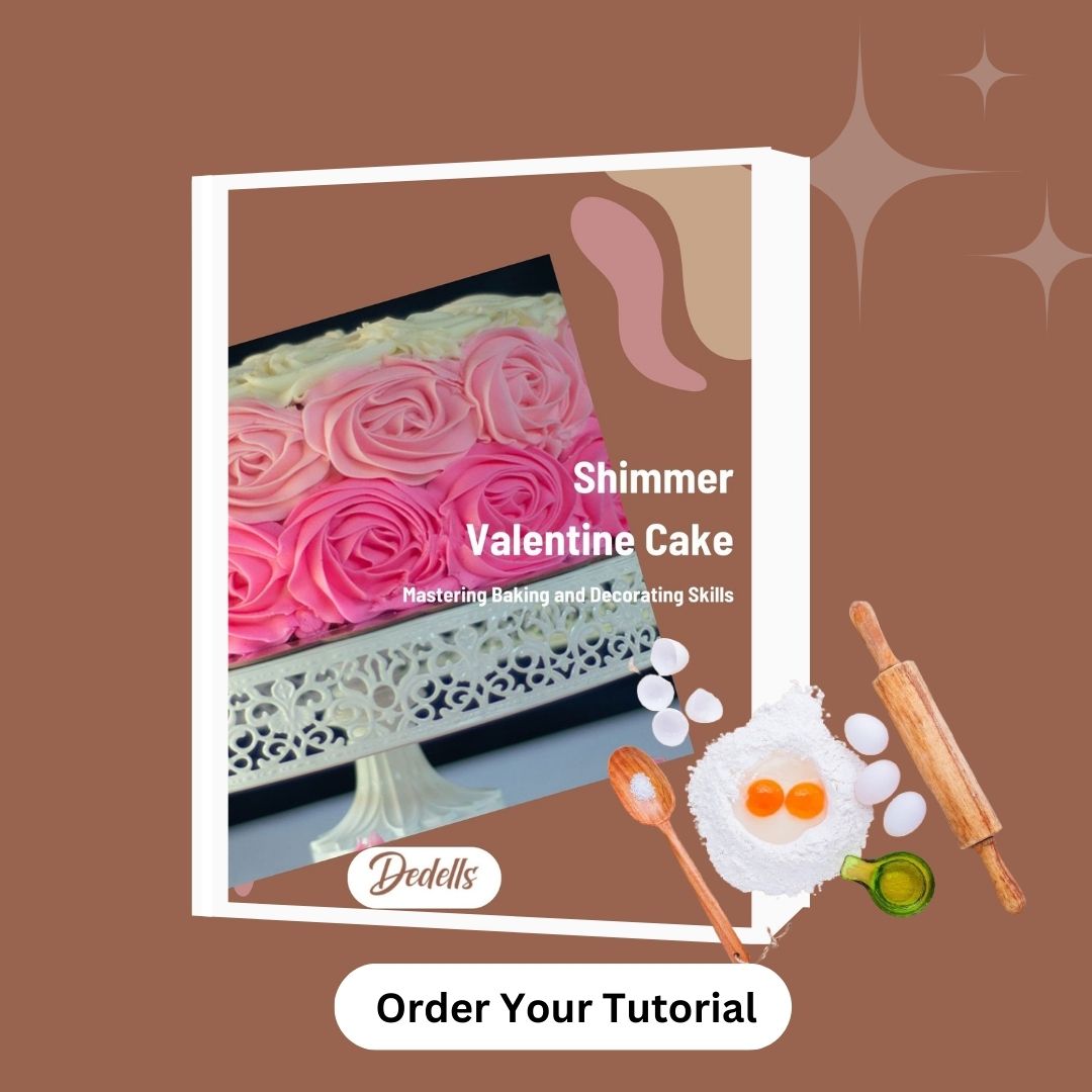 Shimmer Valentine Cake: Mastering Baking and Decorating Skill